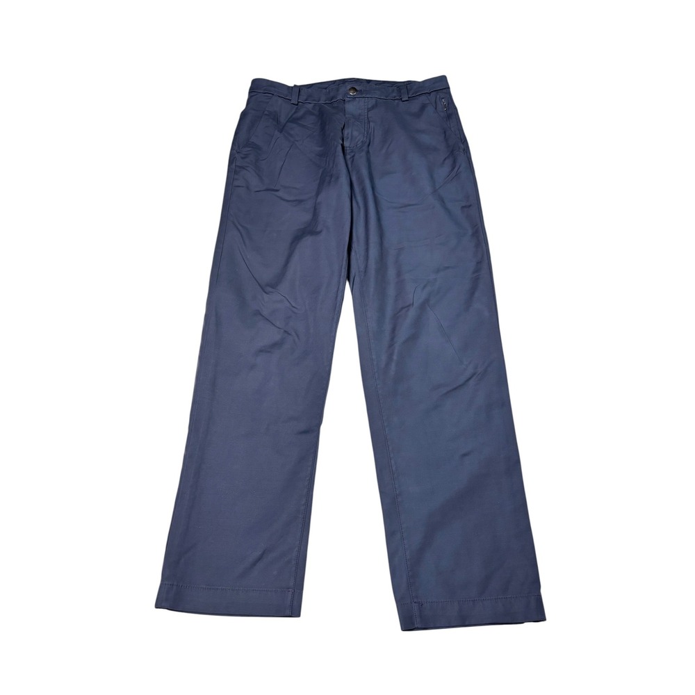 Lululemon Commission Pant Classic Navy Blue Straight Leg Chino Mens Size 31x29
